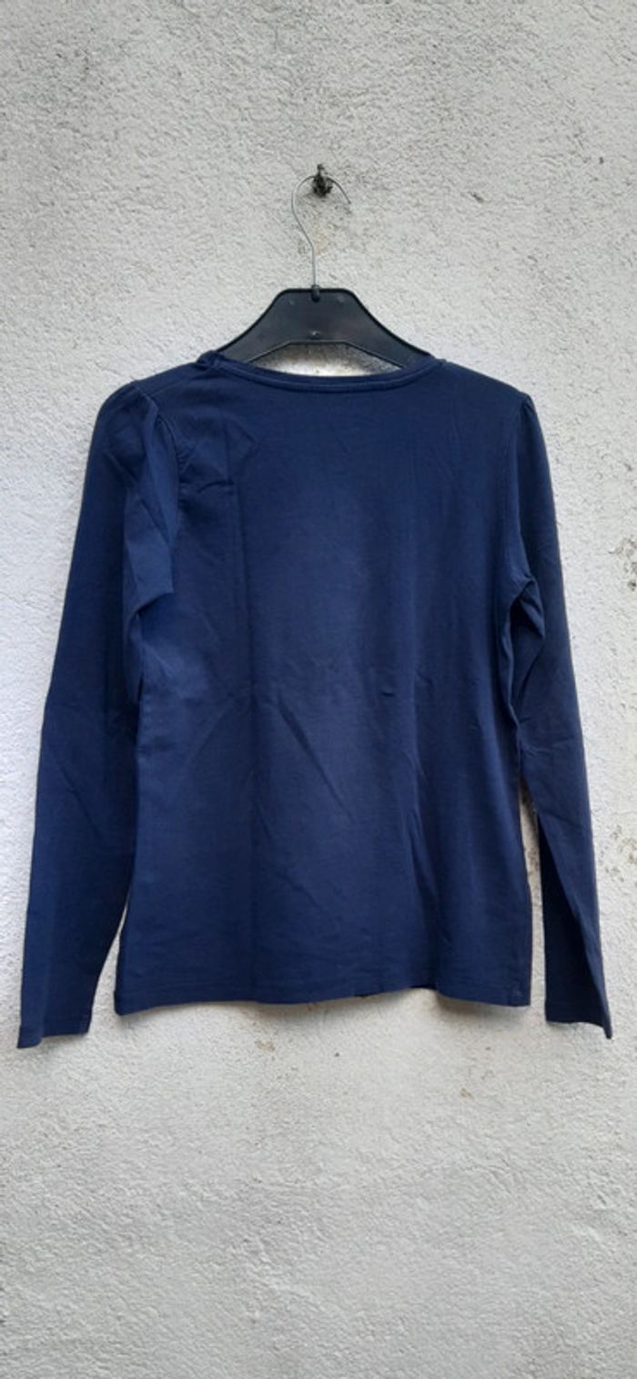 Tee-shirt marine 12 ans DPAM - photo numéro 3