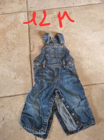 Salopette 12 mois garçon