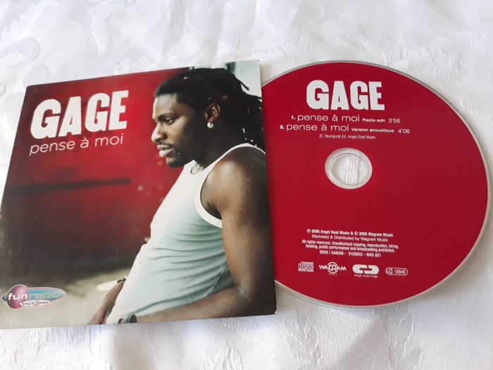 Faby27800 CD single Gage Pense à moi 2 titres - photo numéro 3