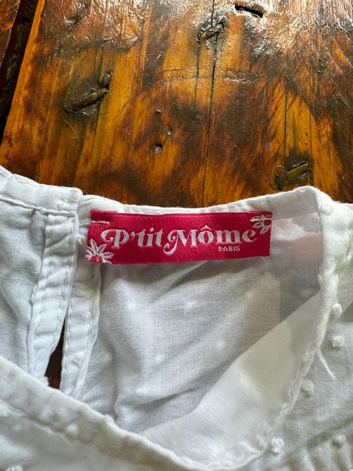 Ensemble tunique + pantalon vichy noir - 18 mois - photo numéro 2