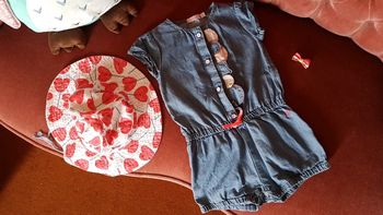 Superbe combinaison courte estivale billieblush fille 12mois