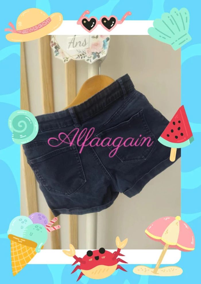 Short bleu 6/7ans - photo numéro 4