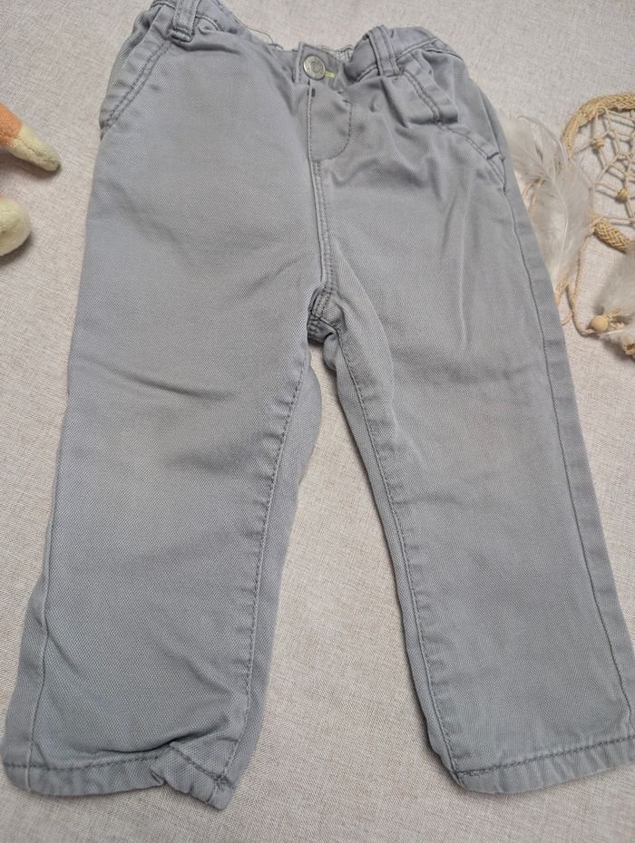 Pantalon jeans gris - photo numéro 3