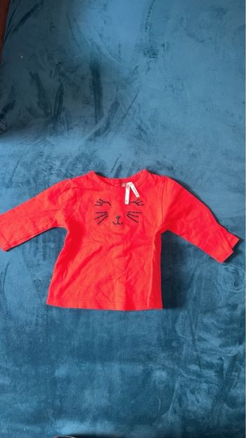 T-shirt ouverture arrière bébé