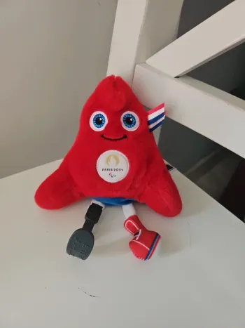 Porte-clés Peluche Phryge paralympique