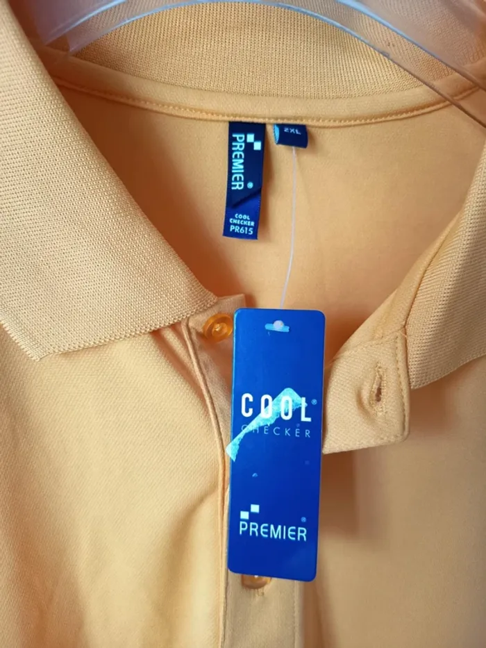 polo manches courtes. grande taille. marque premier cool checker (A180) - photo numéro 2