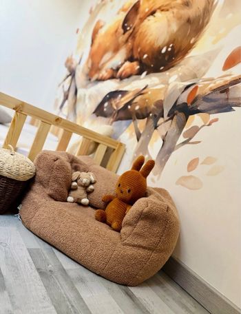 Fauteuil | Teddy bouclette | Jollein | Marron | Sherpa 