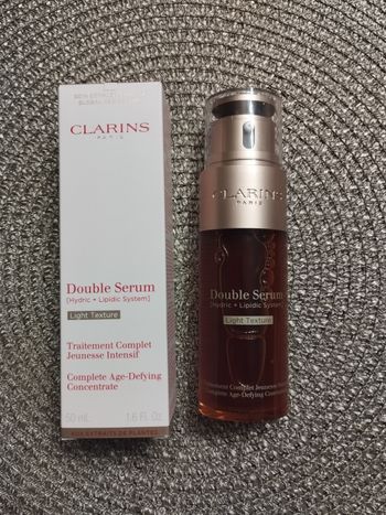 🪷 Double Sérum - Light Texture - Sérum anti-âge raffermissant - CLARINS - Neuf ⭐
