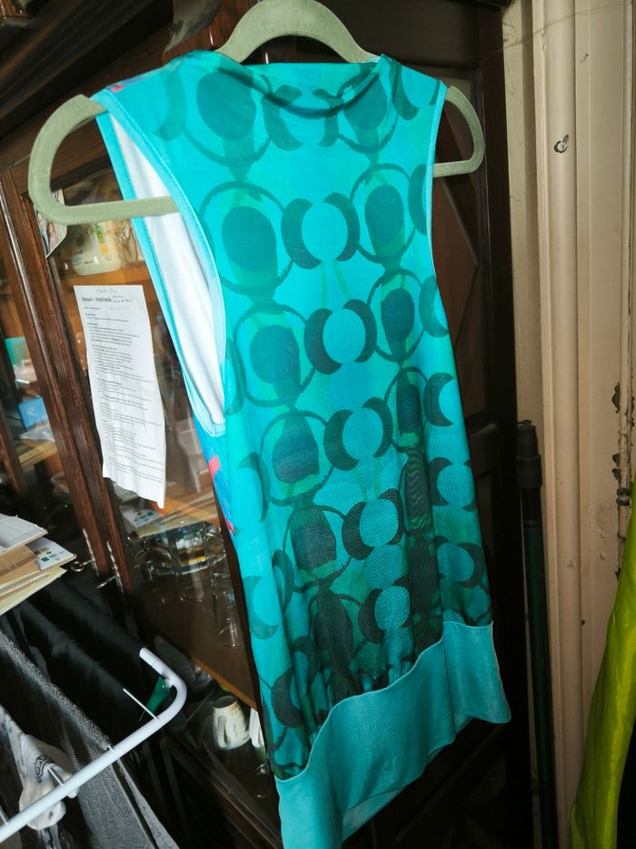 Tunique sans manches décolleté multicolore - photo numéro 8