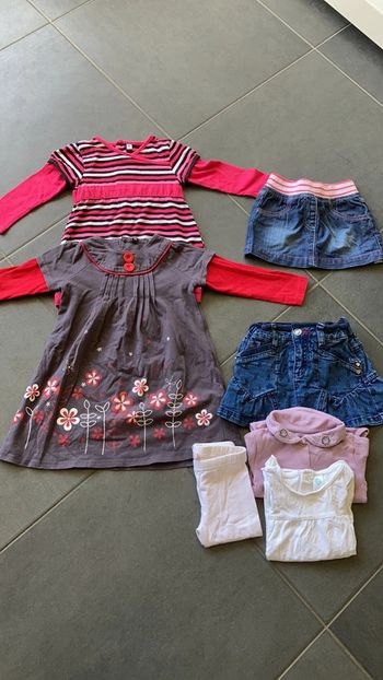 Lot de 7 vêtements 18 mois