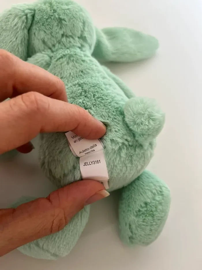 Small bashful MINT bunny Jellycat - photo numéro 4