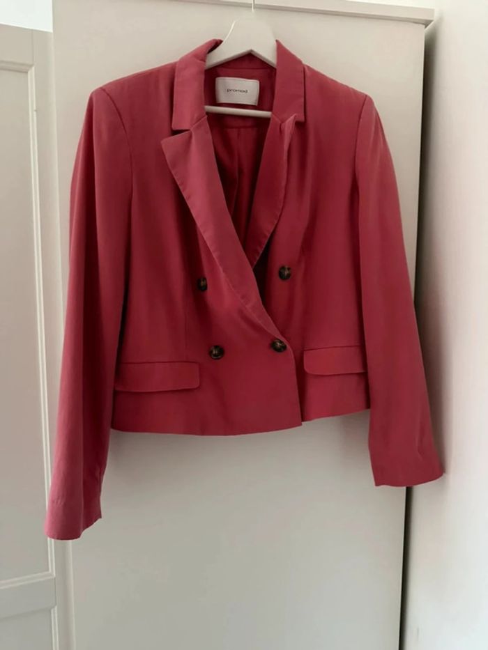 Superbe Blazer Veste Promod rose 🌸 M 38 40 - photo numéro 8