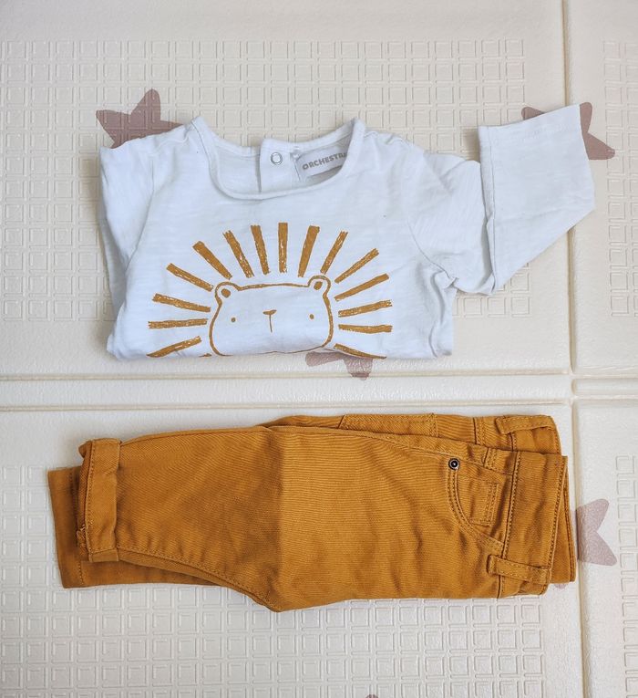 T-shirt et Jean Bébé Garçon - photo numéro 2