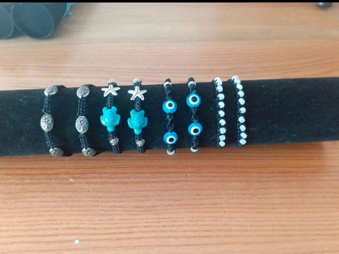 Bracelets macramé  noir