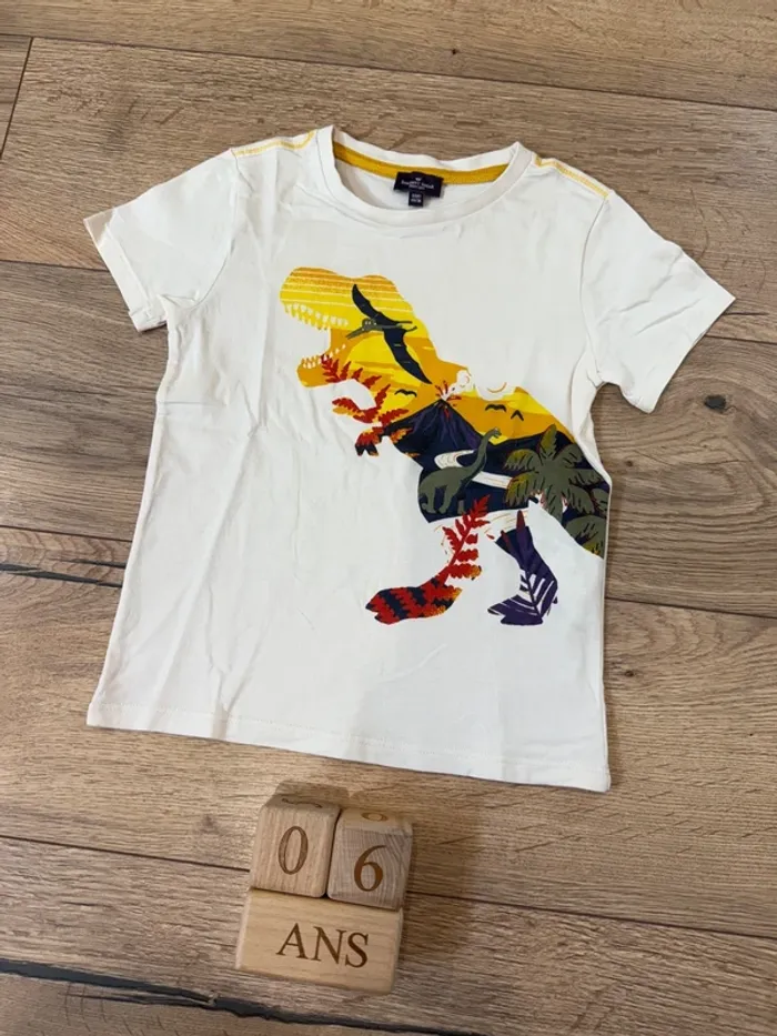Tee-shirt Dinosaure 🦖 garçon - Sergent major taille 6 ans