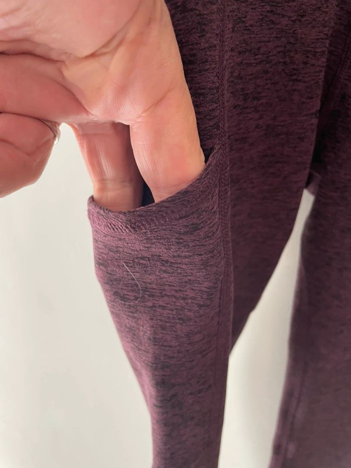 👖 Legging bordeaux femme – Taille XS – Neuf jamais porté avec poche cuisse - photo numéro 3