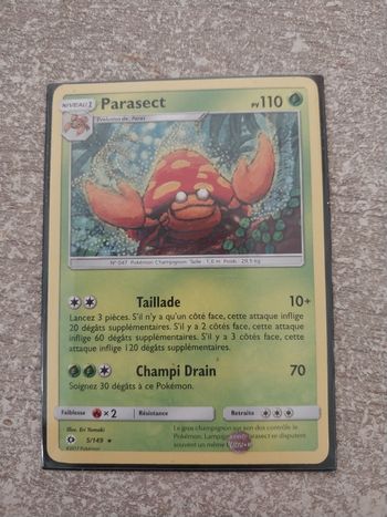 Carte Pokémon Parasect 5/149