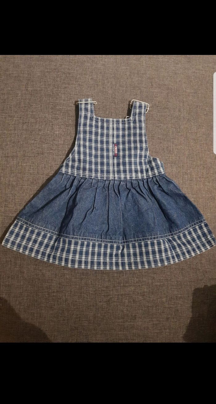 Robe en jean bébé fille 3 mois - photo numéro 2