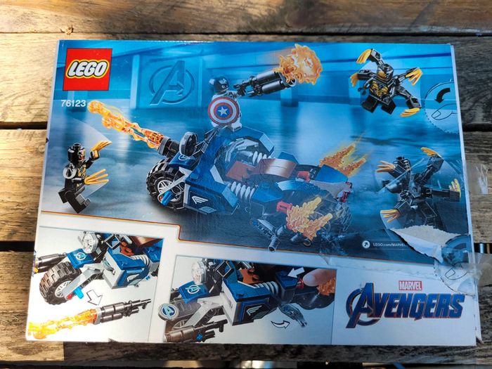 Lego Marvel Avengers 76123, Captain America, complet avec boîte - photo numéro 14