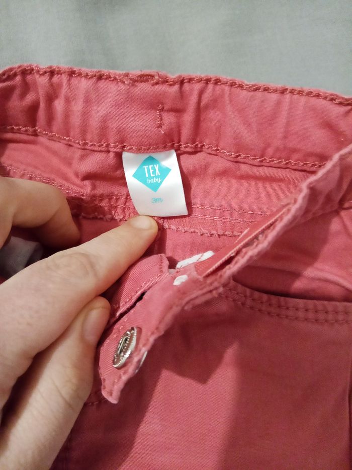 Pantalon rose _ 3 mois - photo numéro 2