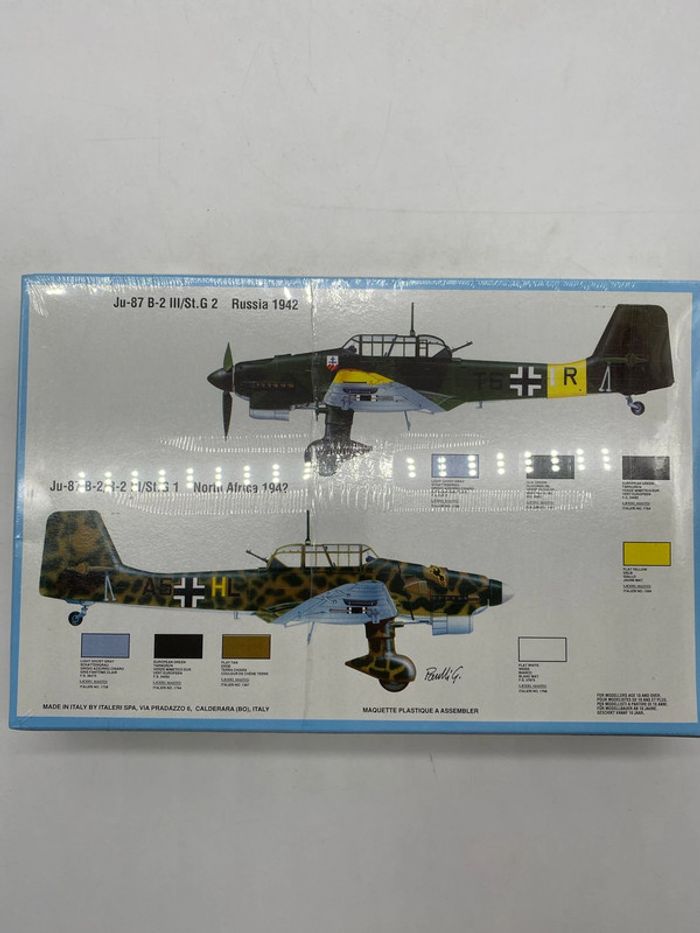 Italeri maquette Junkers Ju-87 b2/r2 dive bomber - photo numéro 2