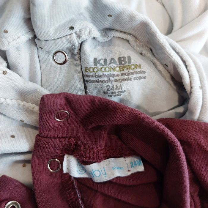 Lot de 5 t-shirt manche longue à col 24 mois - photo numéro 2