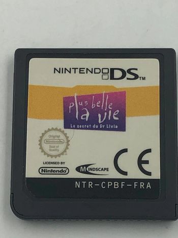 Jeu video Plus belle la vie le secret du Dr livia sur console Nintendo Ds