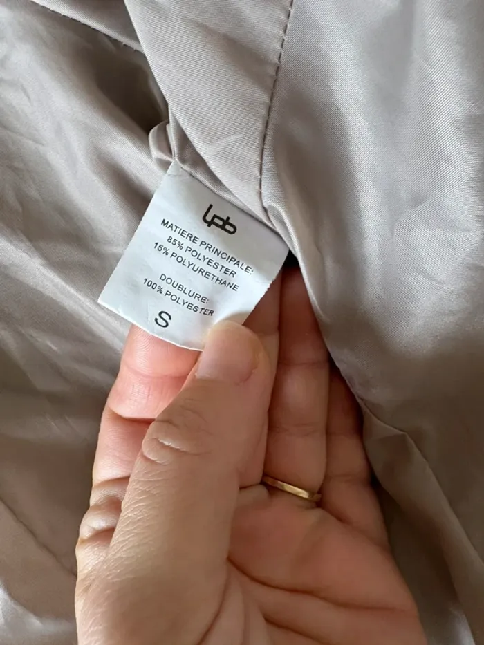 Veste léger LPB – Taille S – Gris clair - photo numéro 4