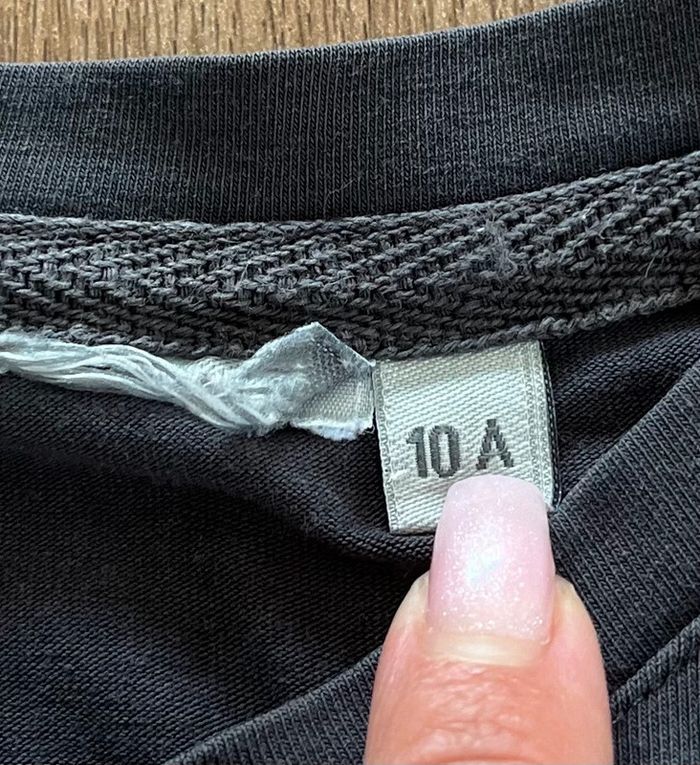 T.shirt gris foncé à manches longues Redskins pour enfant, taille 10 ans - photo numéro 4