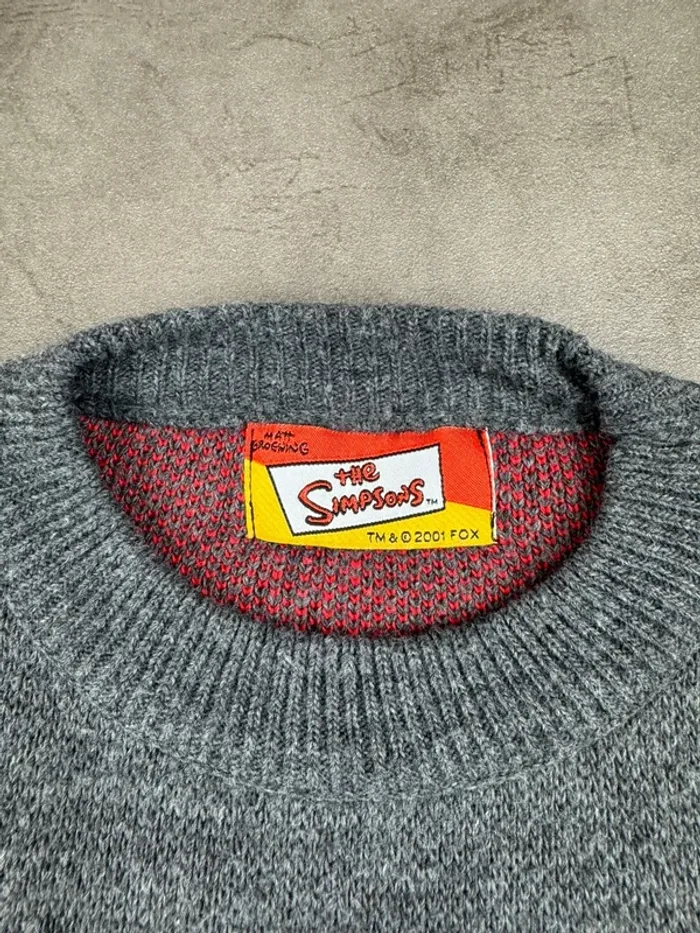 Pull Vintage Bart Simpson Y2k 90’s - photo numéro 6