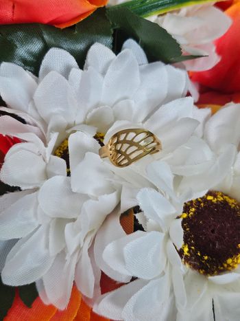 Bague feuille ajouree