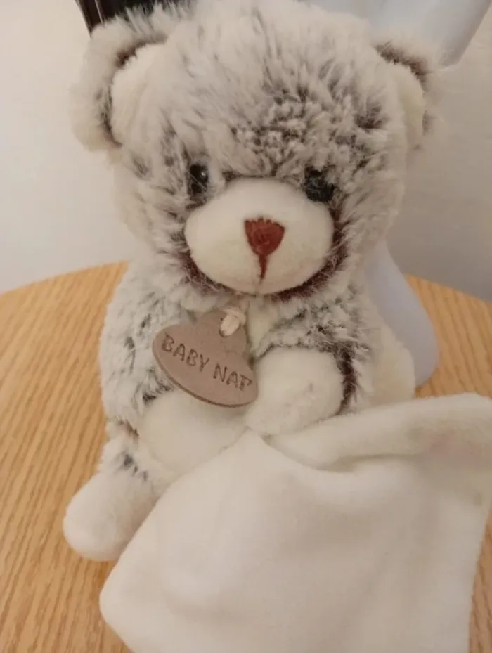 Doudou peluche ours baby bear babynatz - photo numéro 2