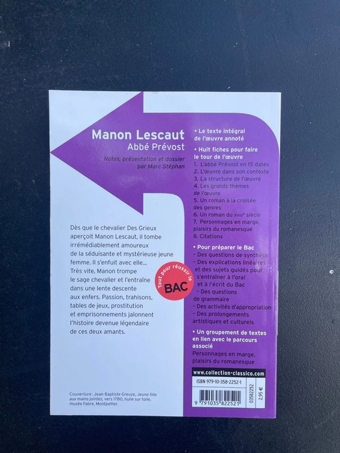 Livres Manon Lescaut - photo numéro 2