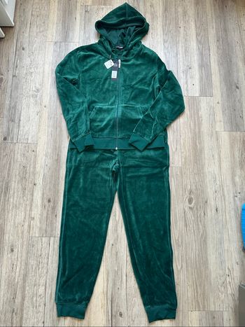 Ensemble veste et jogging  vert femme L neuf