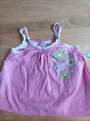 Débardeur 2 ans rose Gémo