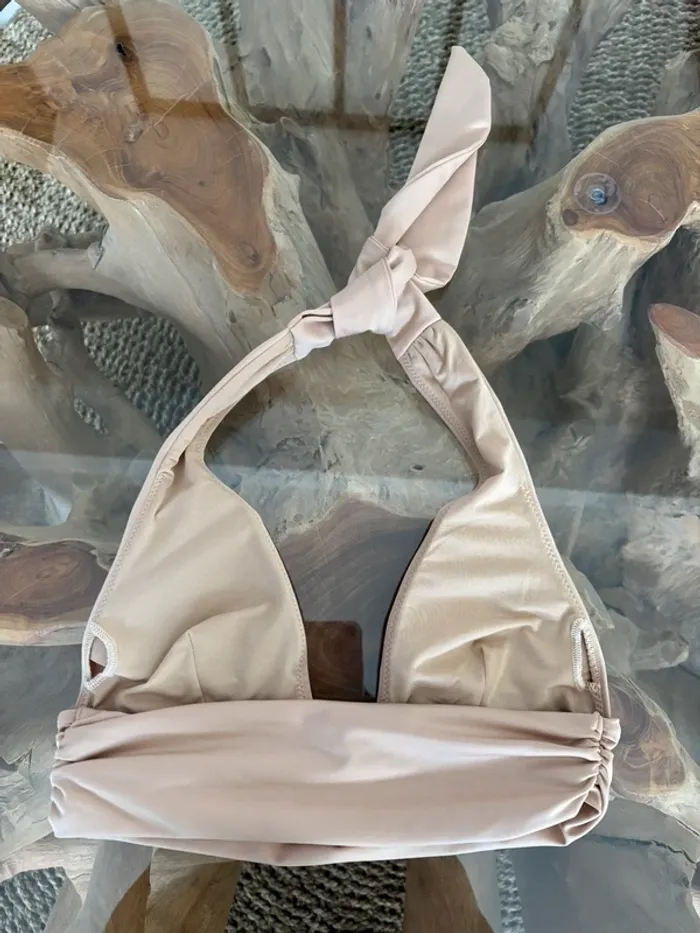Haut de maillot de bain Undiz beige triangle - photo numéro 3