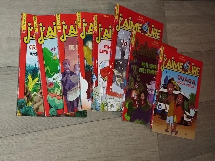 Lot de 8 magazines J’aime lire année 2021-22 L053  7595829459 - photo numéro 2