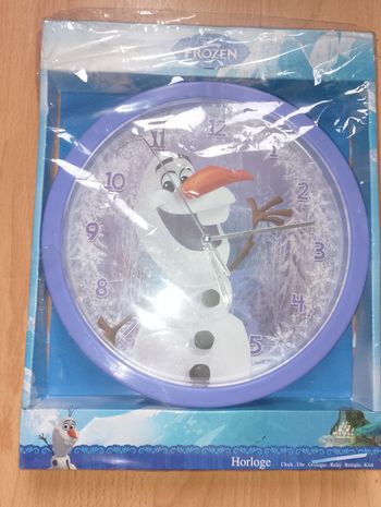 Horloge La reine des neiges neuve