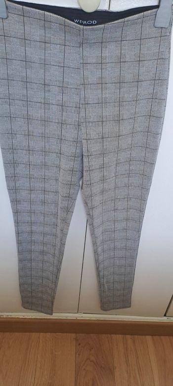 🌟 Pantalon à Motif Pied-de-Poule Wewood –