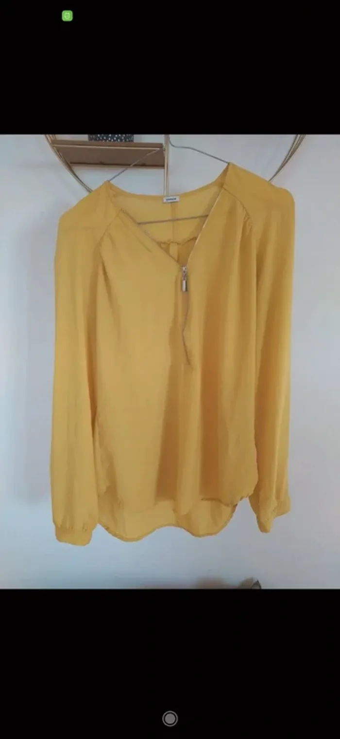 Blouse Pimkie jaune💛 moutarde S