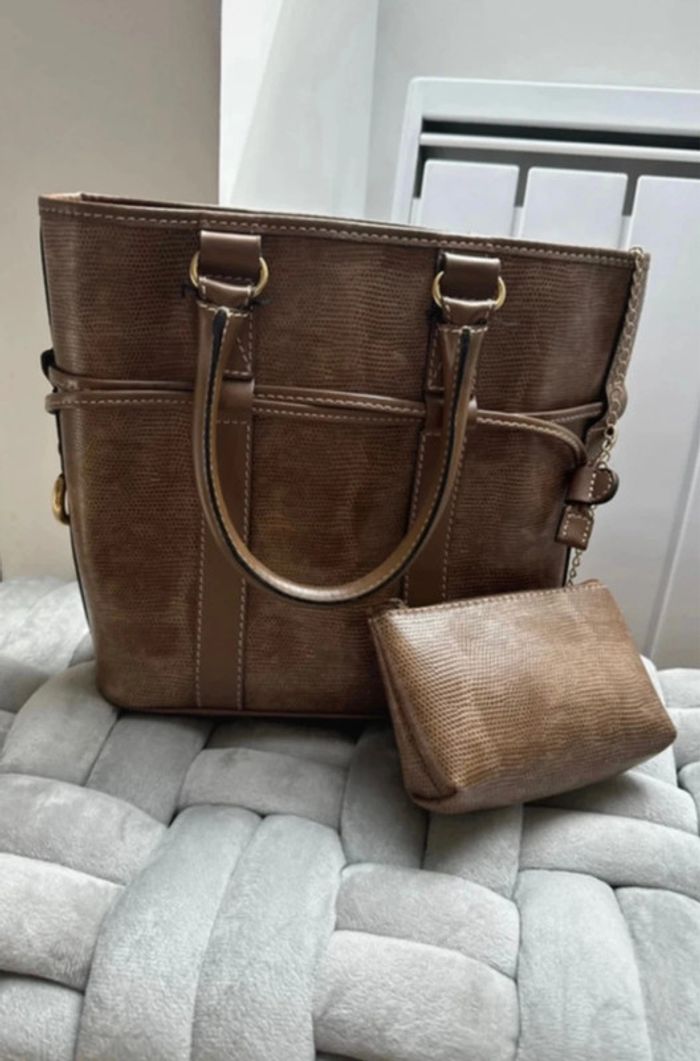 Sac Lancel vintage avec sa pochette