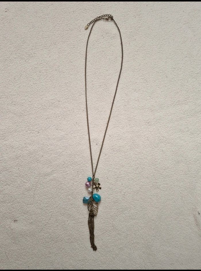 Collier long pendentif femme