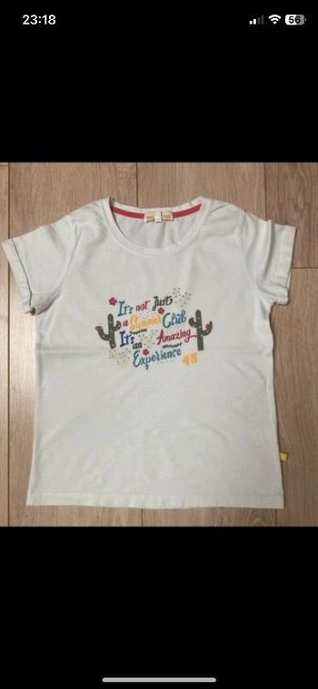 T shirt club med 10 ans