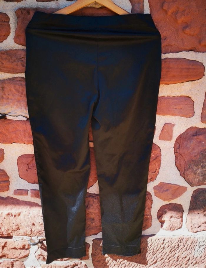 Pantalon court satiné noir Menonove - photo numéro 2