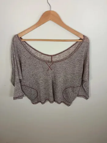 C31 blouse gris cache cache T2