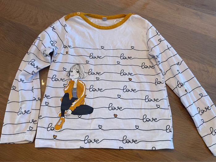 Lot tee shirts fille 5 ans - photo numéro 5