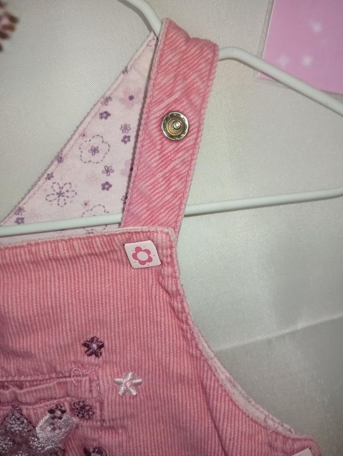 Robe fille Petit Kimbaloo rose taille 1 mois / 56 cm - photo numéro 3