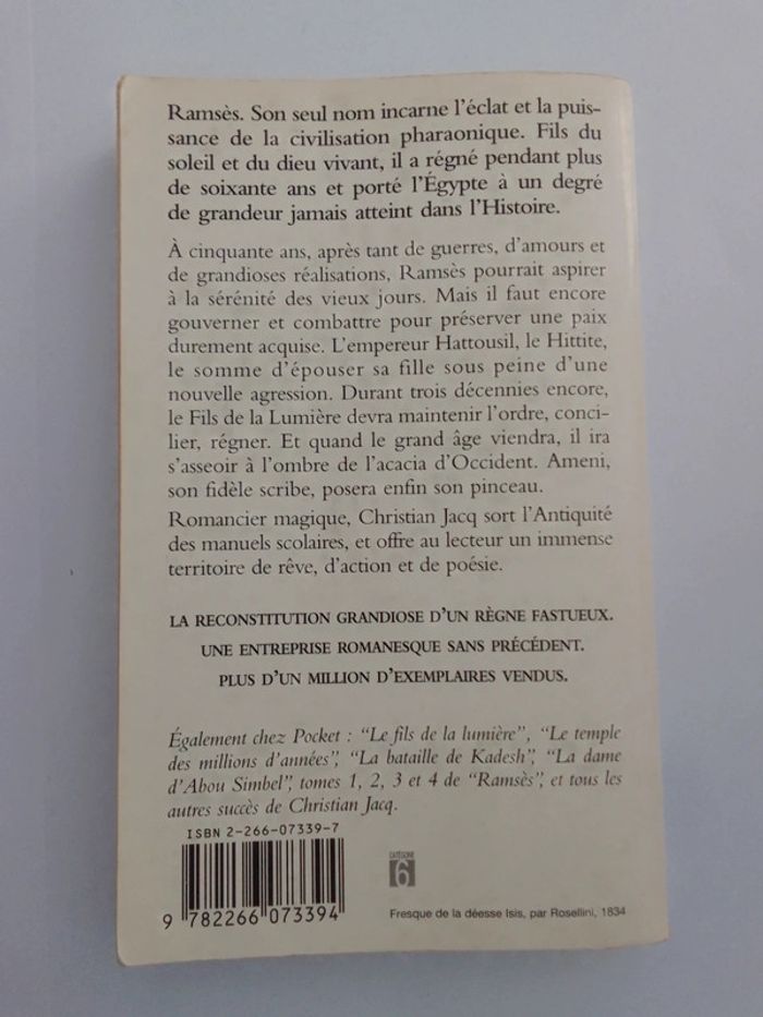 Christian Jacq - Ramsès Tome 5 - photo numéro 2