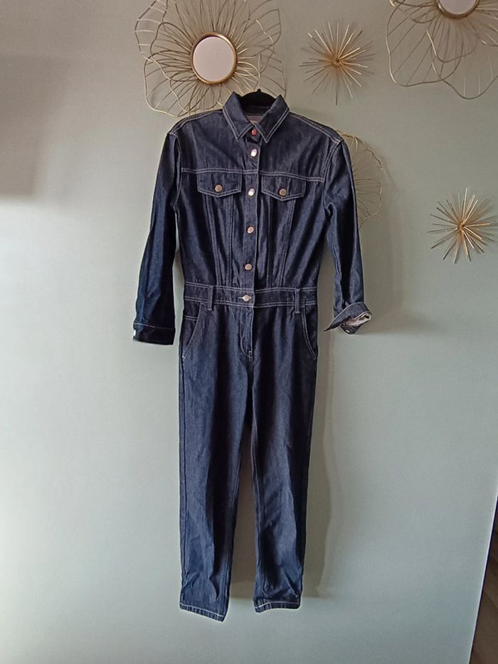 Combinaison jeans taille 34 - photo numéro 3