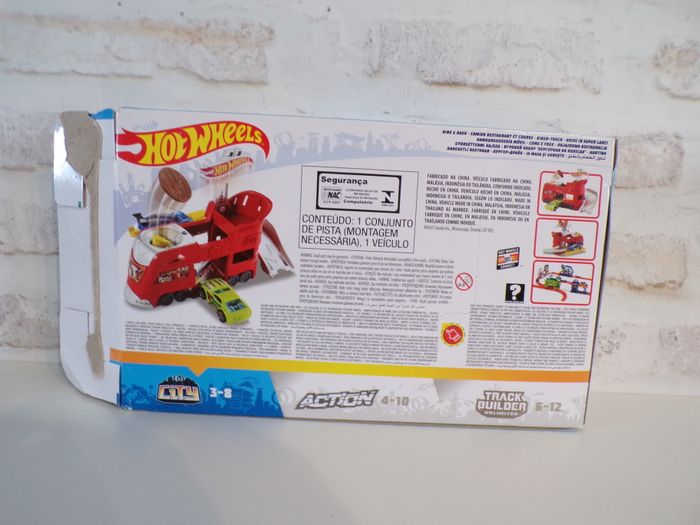 Elément circuit Hot Wheels - Camion restaurant et course  (J29) - photo numéro 10